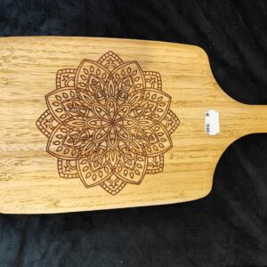 Planche présentation alimentaire en bambou