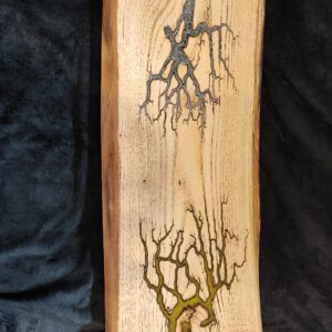 Planche présentation alimentaire essence châtaignier