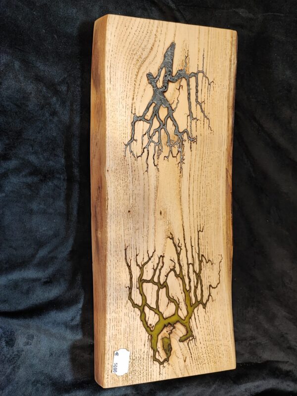 Planche présentation alimentaire essence châtaignier